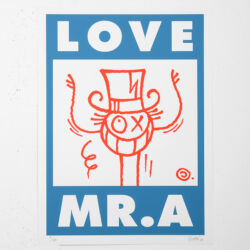 Love Mr. A (blue and red)