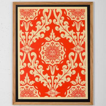 Parlor pattern inverse cream (set)