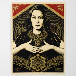 Peace & justice woman