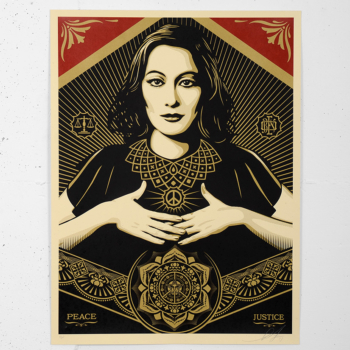 Peace & justice woman