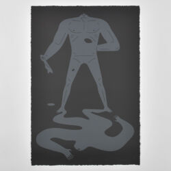 On the shady side of the street (black on black)