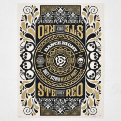 Obey x MFG x Stereo poster