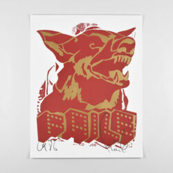 Faile dog (red & gold)