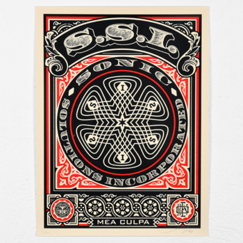 S.S.I. Sonic solutions incorporated (Black and red version)