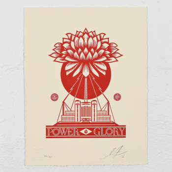 Power and glory letterpress