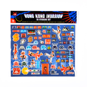 Hong Kong Invasion 3d stickers