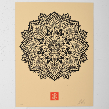 Mandala Ornament 2 cream