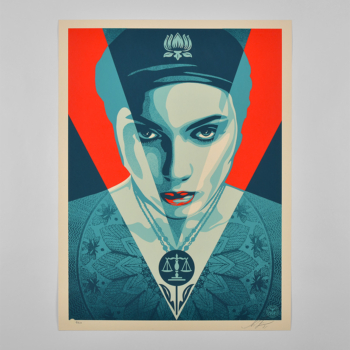 Justice woman (red)
