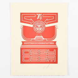 Chinese banner letterpress