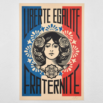 Liberté, égalité, fraternité (offset)