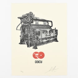 Obey loom letterpress