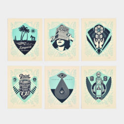 Earth crisis letterpress (set)