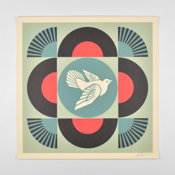 Geometric dove (black)