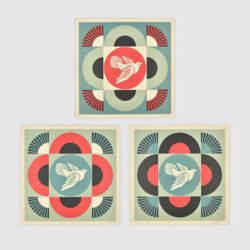 Geometric dove (set)