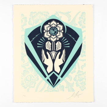 Respect and justice letterpress