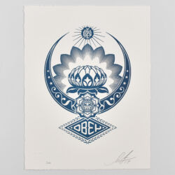 Lotus ornament (letterpress)