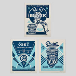 Obey paint it black series (set - AP)