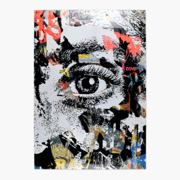 visual agnosia 2 oeuvre d'art de l'artiste vhils et studiocromie