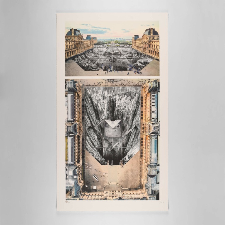 JR au Louvre et le Secret de la Grande Pyramide, Diptyque - Paris, France, 2019