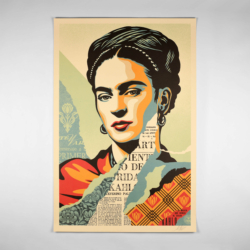 The Woman Who Defeated Pain, Frida Kahlo (offset)