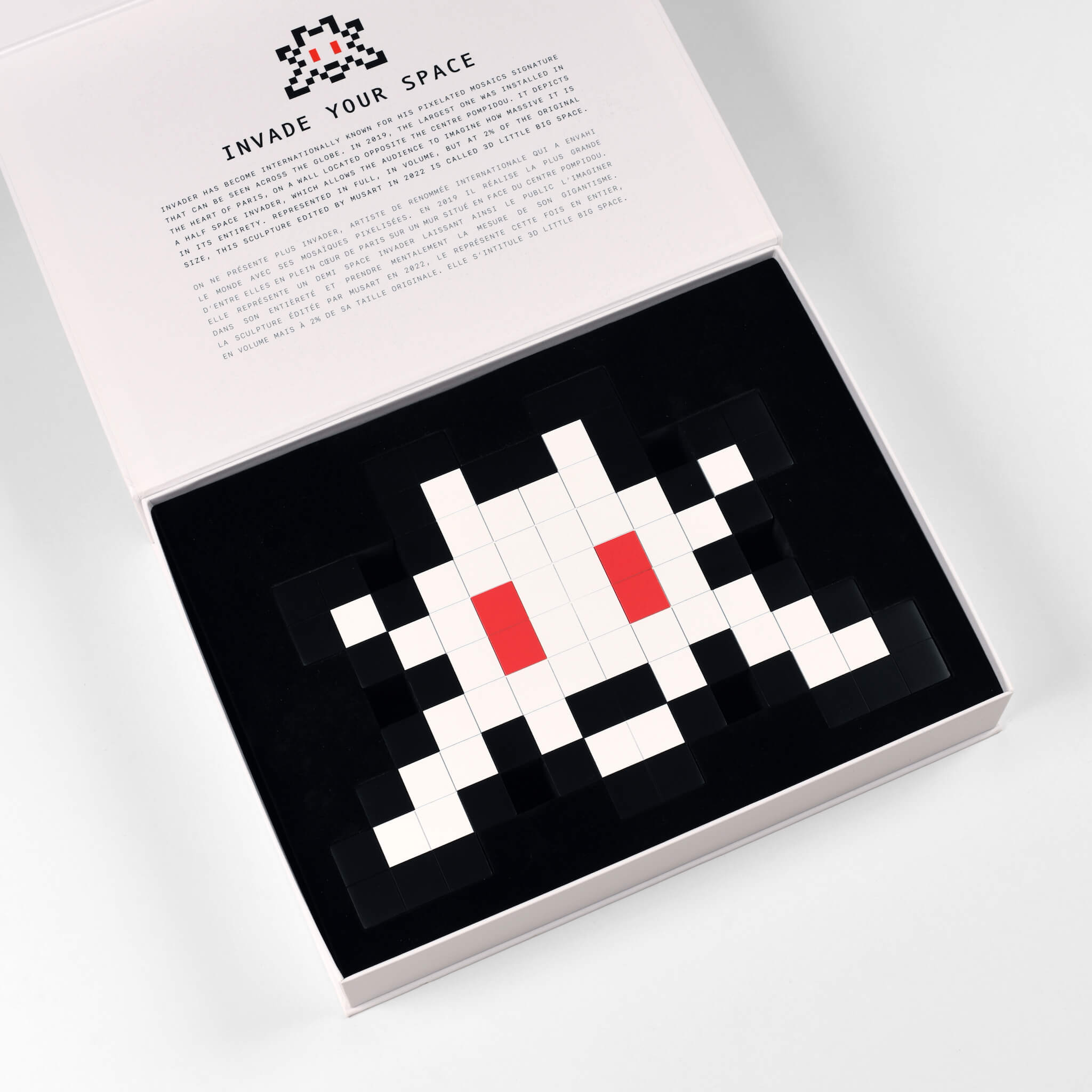 Invader-3D-coffret-3 Coffret d'art 3D de l'artiste street art Invader