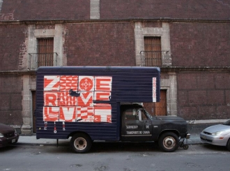 Zoer & Velvet • Mexico 2013 - Composition on truck